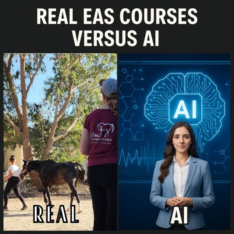 Svitani courses REAL EAS verus AI